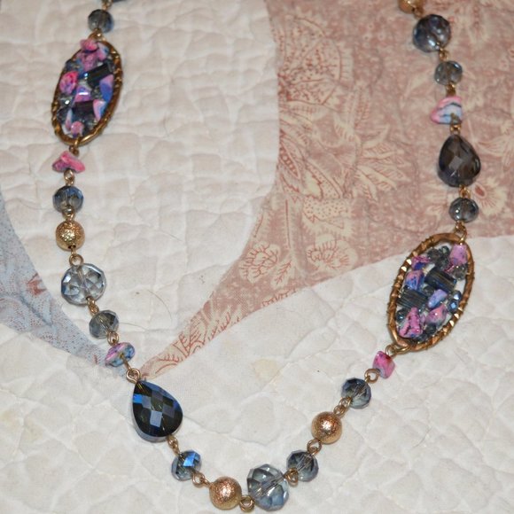 Source Unknown Jewelry - Crystal Necklace